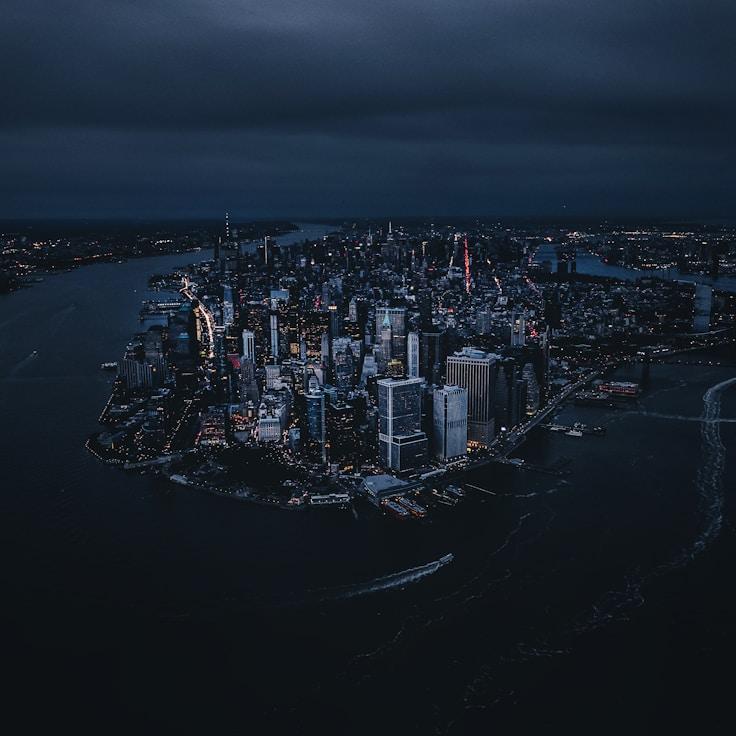 City skyline in Amsterdam, Netherlands